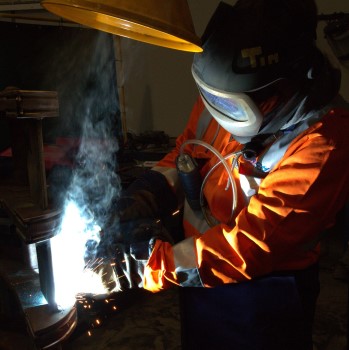 pic of man welding
